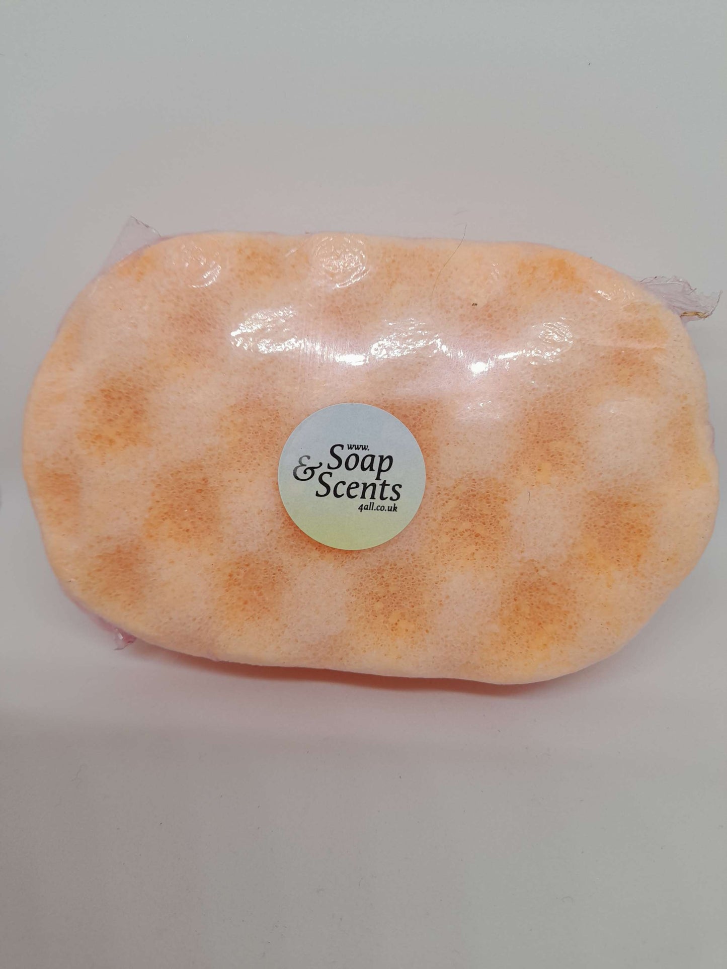 Peach Large Soap Sponge image 0